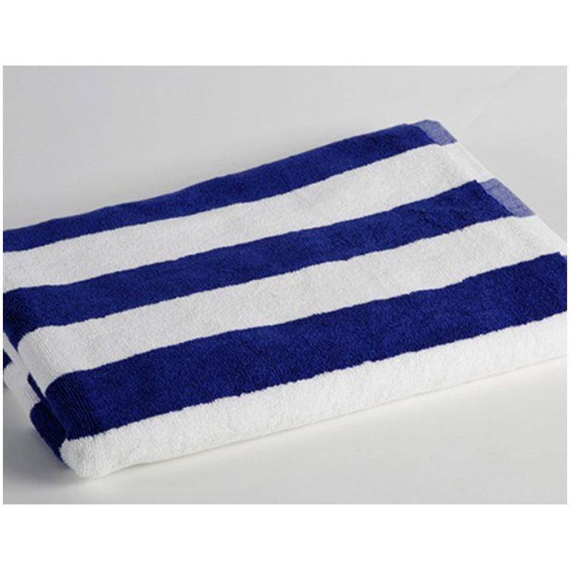 Pool Towel Blue Stripe